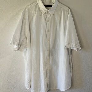 Perry Ellis cotton seersucker shirt